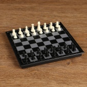 Набор настольных игр 3 в 1 шахматы, шашки, нарды 20х20 см доска магнитная