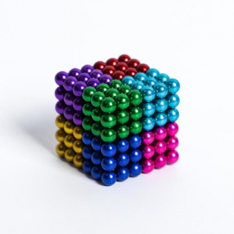 Магнитный конструктор Puzzle Неокуб Никогда не сдавайся 216 деталей 0,5 см цветной
