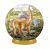 Объемный Пазл-шар Динозавры 240 деталей 15 см